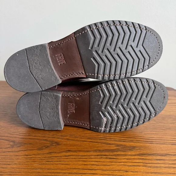 Frye Veronica Redwood Combat Booties - Picture 6 of 8